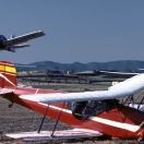 Enlairament de la Rally darrere d'un avió accidentat, 1985